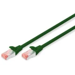 DIGITUS Patch Cable Cat6 S/FTP 2xRJ45 5.0m - Green