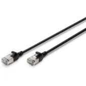 DIGITUS Patch Cable CAT6A F/FTP Slim 5.0m Black