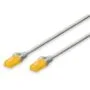 Digitus Patch Cable RJ45 U/UTP Cat6A 10.00m Grey Polybag - RJ45, Cat6A, 10 m, U/UTP