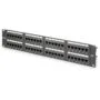DIGITUS Patch Panel 2U 48-Port Cat6 Unshielded Black