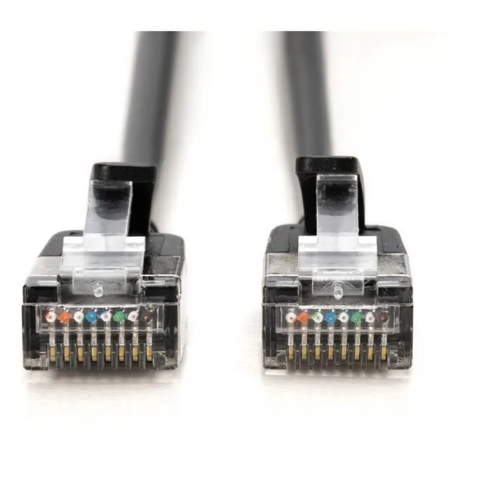 DIGITUS Patchkabel CAT 6A F/FTP Slim 0.30m Black — image 2
