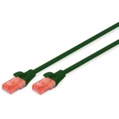 DIGITUS Patchkabel Cat6 U UTP 0.5m Green LSZH -