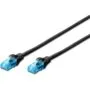 DIGITUS Patchkabel RJ45 U/UTP Cat5e 1.00m - Black