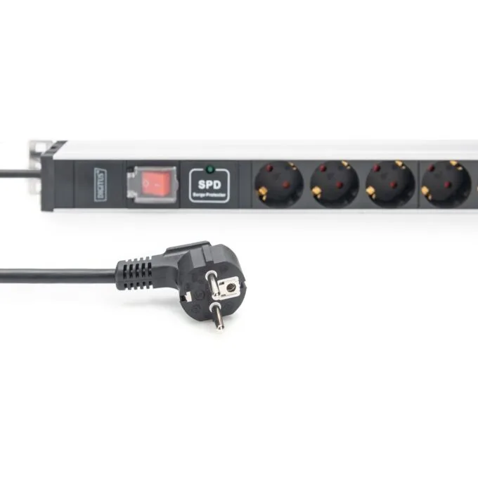 DIGITUS PDU - 1HE Vertical, 12xSchuko 230V 16A, Black — image 2