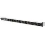 DIGITUS PDU - 1HE Vertical, 12xSchuko 230V 16A, Black