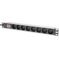 Digitus PDU 1U 8xCEE7 5 outputs 230V 16A black