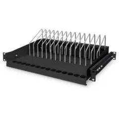 DIGITUS Pull-out Shelf for 14 Devices - Phone, Tablet, Notebook Rack Cabinet Accessory
