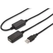 DIGITUS Repeater Cable USB 2.0 Type A male to female 20.00m - USB extension cable