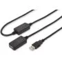 DIGITUS Repeater Cable USB 2.0 Type A male to female 20.00m - USB extension cable