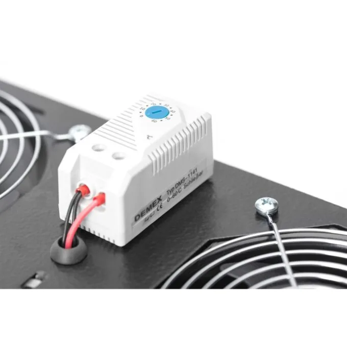 DIGITUS Roof Fan Unit for Wall-Mount Enclosure - 2 Fans - Black — image 4