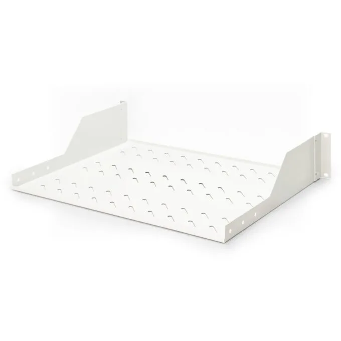 DIGITUS Shelf - - 2U 88x482x349 mm up to 25 kg Gray — image 2