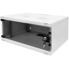 DIGITUS SOHO 4U Wall Mount Cabinet - 540x400x241 mm - Grey - Unmounted