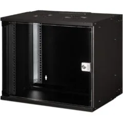 Digitus SOHO Pro Wall Mount Enclosure - SOHO PRO - Black, 9U, 460x540x400 mm, 19"