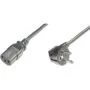 Digitus Str. Kaltgerätestecker Kabel 0.75m - Black, C13 to IEC C13, 250V 10A
