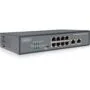 Digitus Switch 8-Port 10/100 PoE Unmanaged - Black - 120W Budget