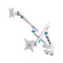 DIGITUS TIS dual '35' TFT. mech. Feder Max.10KG weiß