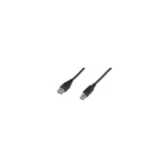DIGITUS USB 2.0 Cable Type A to B - 3.0 m - Black