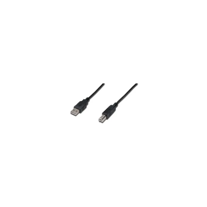 DIGITUS USB 2.0 Cable Type A to B - 3.0 m - Black — image 1