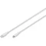 DIGITUS USB 2.0 Cable USB-C to Lightning - Silicone, 1m, MFI White