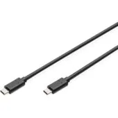 DIGITUS USB 2.0 USB-C to USB-C Cable - 3.0 m - Black