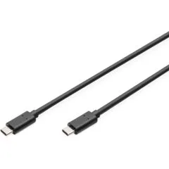 DIGITUS USB 2.0 USB-C to USB-C Cable - 3.0 m - Black