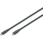 DIGITUS USB 3.2 Cable Type-C to Type-C Silicone Stainless Steel 0.5m Black - Characteristics