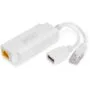 DIGITUS USB-A 5V PoE Splitter - White, 0.124 m cable, IP40, 0-40 °C