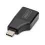 Digitus USB-C to HDMI Adapter - 4K30Hz, 5cm Cable, Black Aluminium