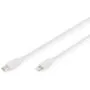 DIGITUS USB-C to Lightning Cable - White, 2 m - MFi-certified