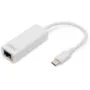 DIGITUS USB-C to RJ45 Gigabit Ethernet Adapter - Aluminium, 0.2 m cable