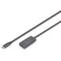 DIGITUS USB-C to USB-A Extension Cable - 5.0 m