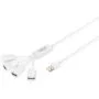 DIGITUS USB Hub 4-Port USB 2.0 - White, 1.0 m Cable