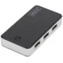 DIGITUS USB-Hub 4-Port USB 3.0 Powered Hub - Black