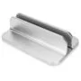 Digitus Vertical Notebook Stand - Laptop & Tablet Holder - Silver Aluminum