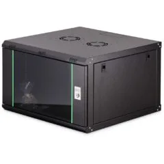 DIGITUS Wall-Mount Cabinet Dynamic 7HE 385x600x600mm Black - Wall Mount Rack