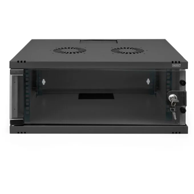 DIGITUS Wall-Mount Cabinet SOHO 4U 241x540x400mm Black - Unmounted — image 4