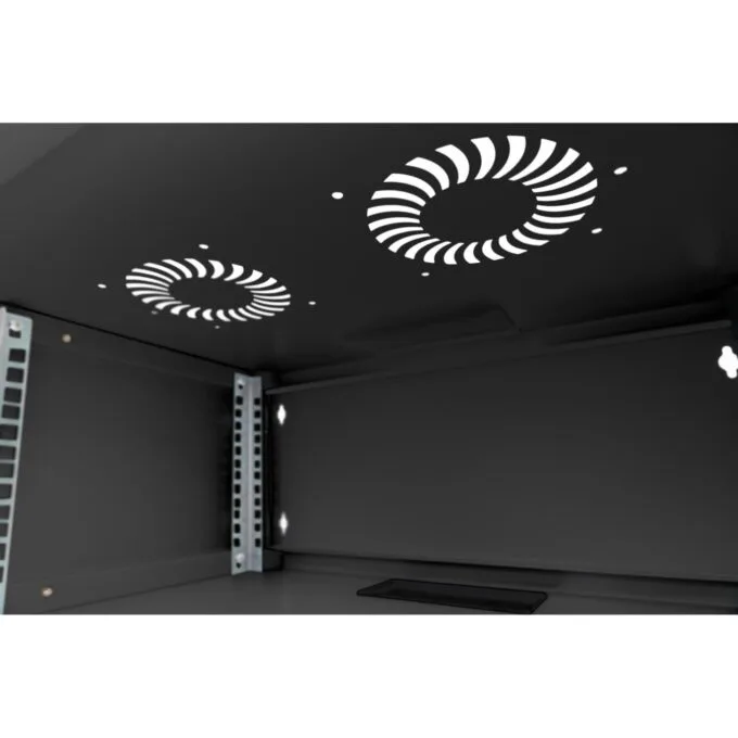 DIGITUS Wall-Mount Cabinet SOHO 4U 241x540x400mm Black - Unmounted — image 7