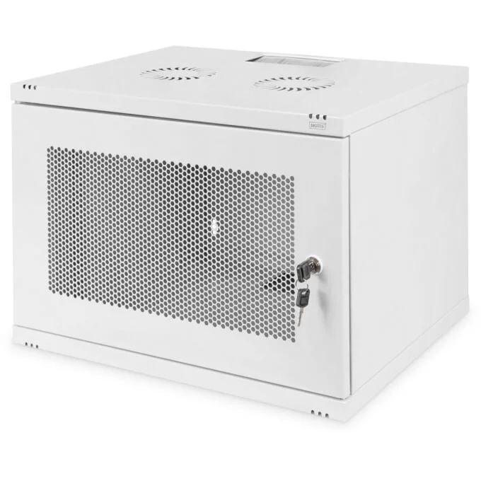 DIGITUS Wall Mount Cabinet - SOHO - 7U, 370x540x400 mm, Gray — image 1