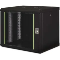 DIGITUS Wall-Mount Cabinet Unique 9U - 509x600x450mm Black