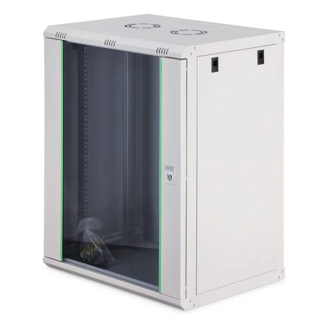 Digitus Wall-mount Enclosure - 19-inch 16U, 816.2x600x450 mm, Gray — image 1