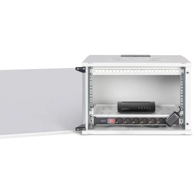 DIGITUS Wall Mount Rack - 7U - 540x400 mm - Grey — image 2