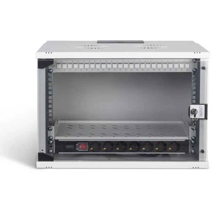 DIGITUS Wall Mount Rack - 7U - 540x400 mm - Grey — image 3