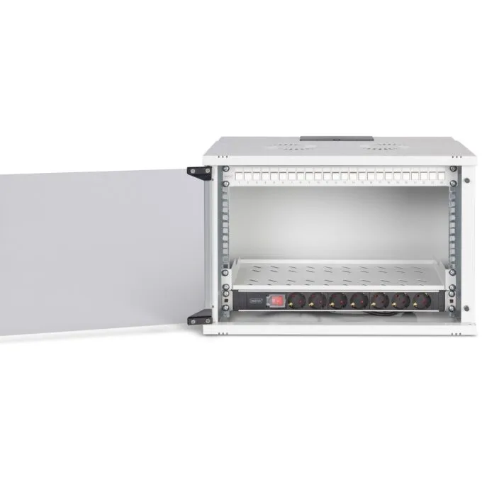 DIGITUS Wall Mount Rack - 7U - 540x400 mm - Grey — image 4