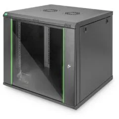 Digitus Wall-Mounted 19" Rack Cabinet 9U 474x600x600mm - Black RAL 9005
