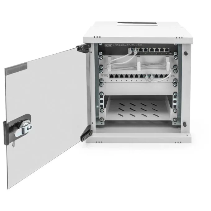 Digitus Wandgehäuse SOHO PRO 6HE - SOHO PRO - Grey, 6U, Wall-Mount, IP20 — image 8