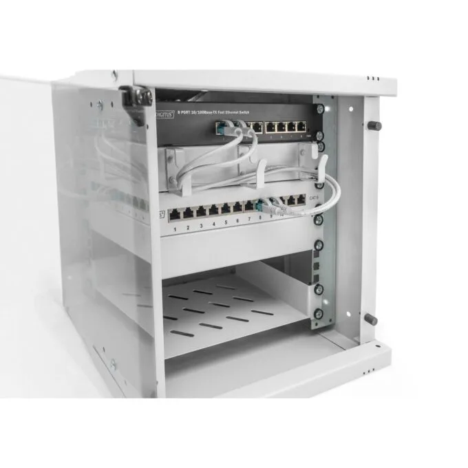 Digitus Wandgehäuse SOHO PRO 6HE - SOHO PRO - Grey, 6U, Wall-Mount, IP20 — image 9