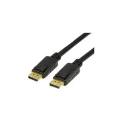 DisplayPort 1.4 Cable DP-DP Male-Male 3m - CV0121 - Black, Gold-plated, Latching, 8K@60Hz