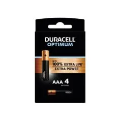 Duracell Alkaline AAA - (4pcs) Optimum