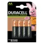 Duracell Rechargeable AA Batteries - 2500mah 4pcs