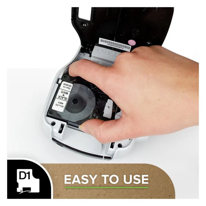 Dymo D1 Schriftband 9 mm x 7 m weis — image 11